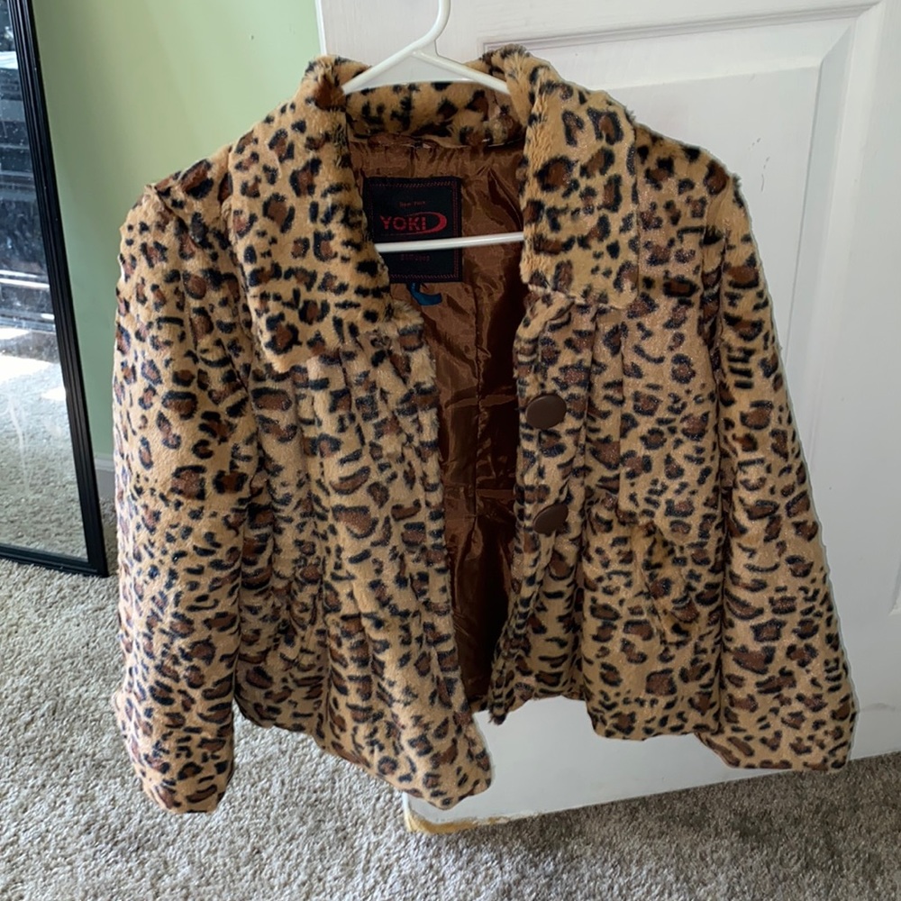 Women cheetah jacket